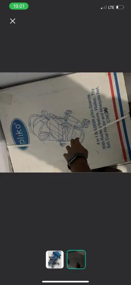 Stroller pliko baru ex kado anak bayi