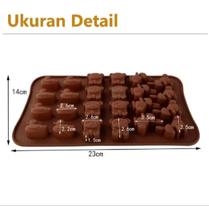 Cetakan kue silikon premium