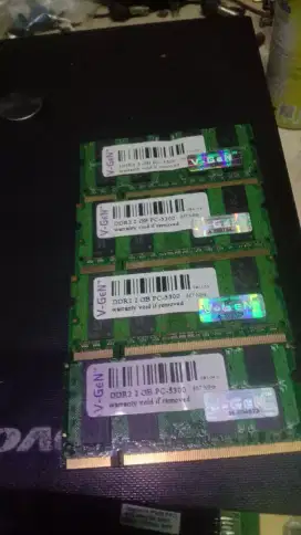 V-GEN DDR2 2GB PC5300 SODIMM FOR LAPTOP LIFETIME WARANTY  JAKSEL