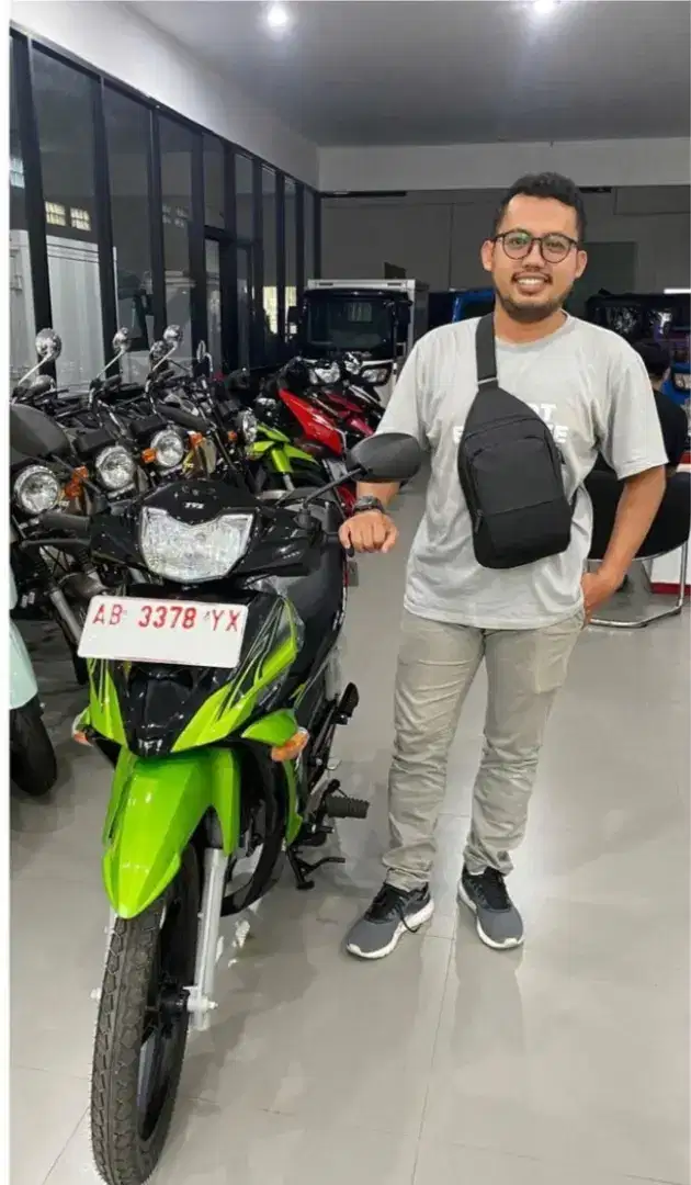 TVS bebek Neo XR 110 cc hijau