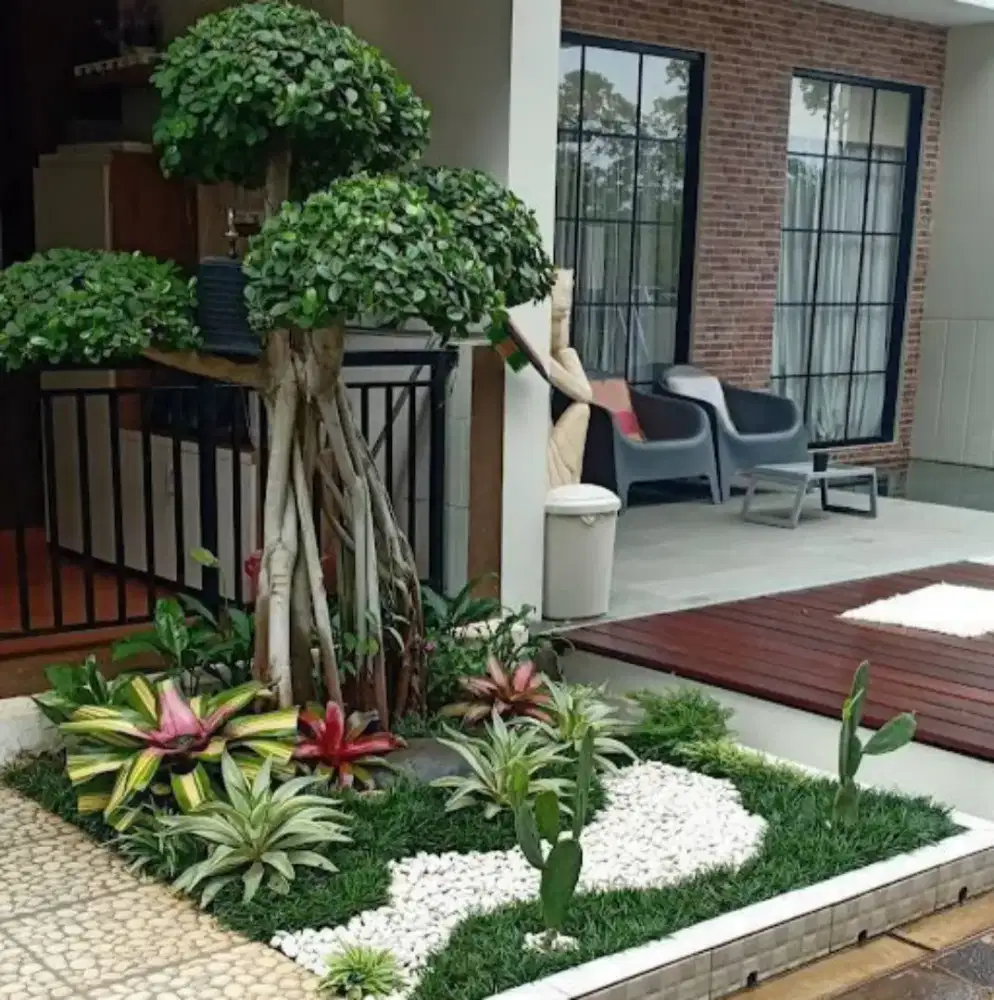 Jasa pembuatan taman kering