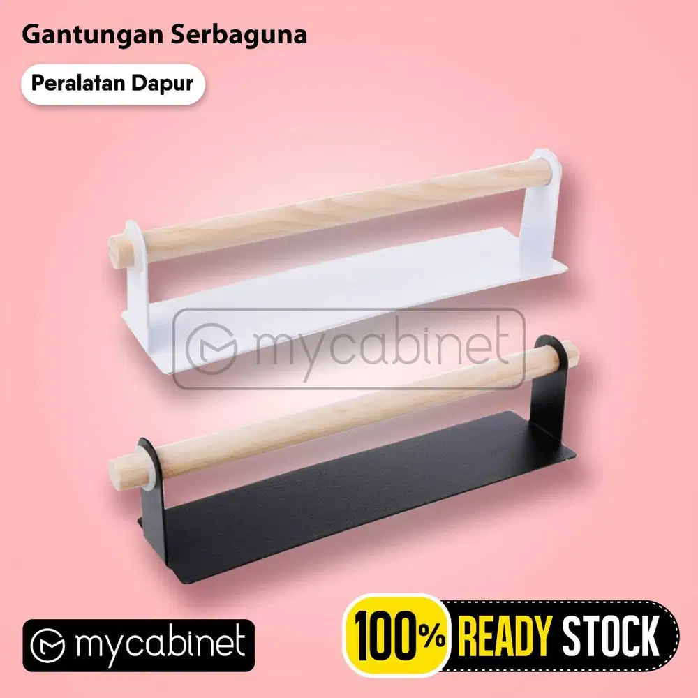 Gantungan Handuk Tempat Tisu Plastik Roll Serbaguna Murah