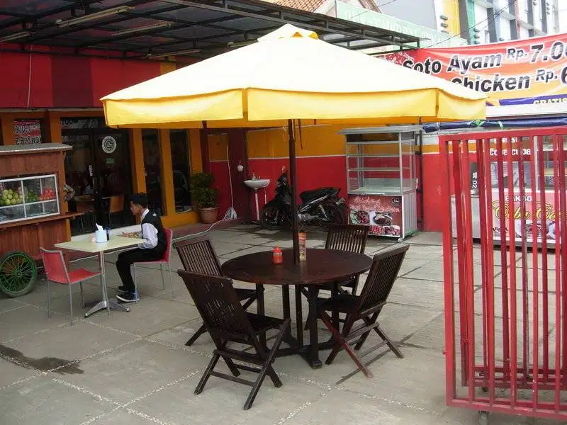 Meja Payung Bangku Outdoor Resto