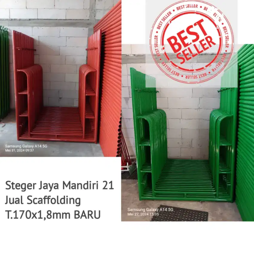 Jual scaffolding kapolding steger andang t.170x1,8mm baru