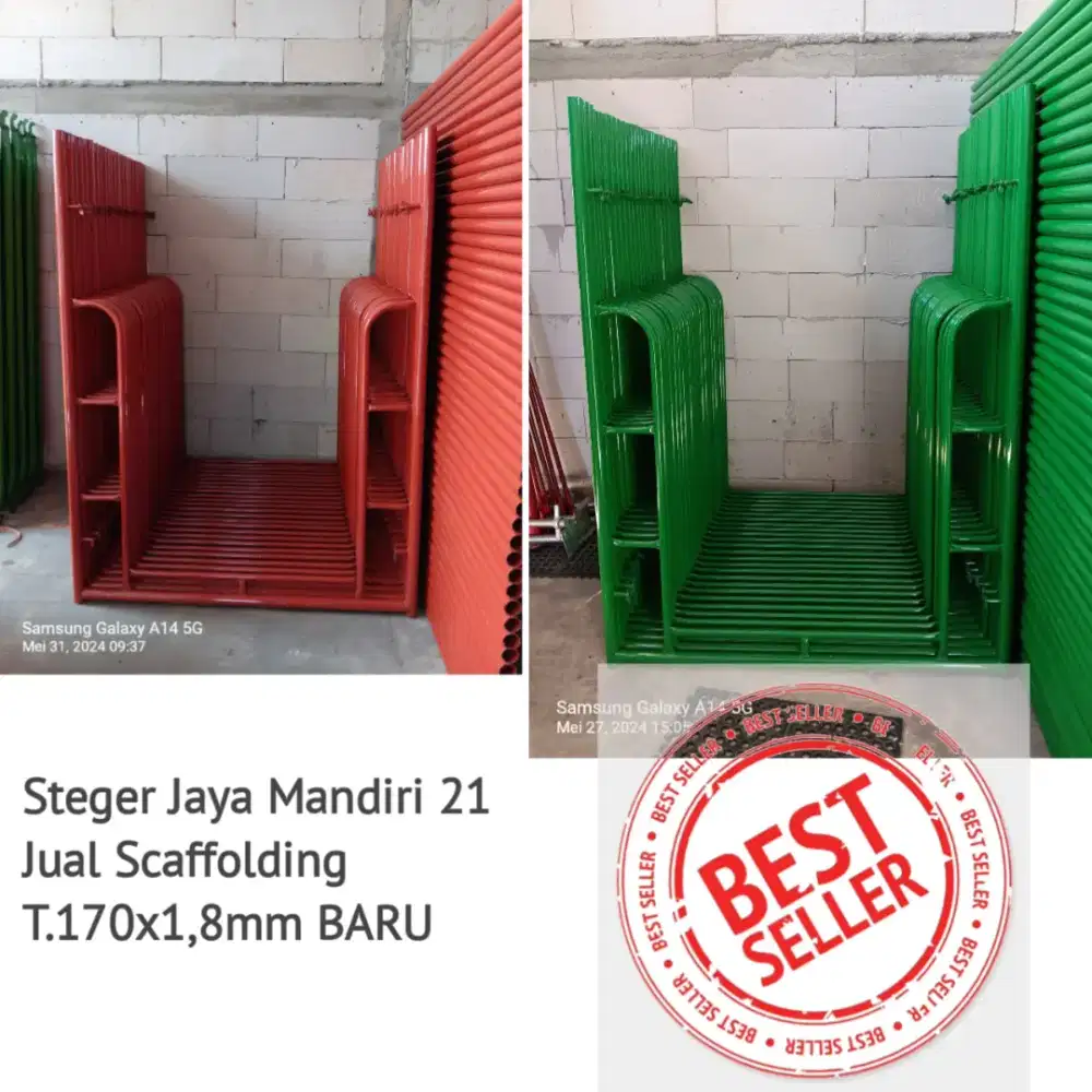 Jual scaffolding kapolding steger andang t.170x1,8mm baru