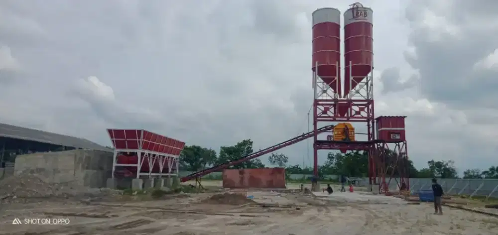 Batching plant wet mix kapasitas 60-70m³/jam