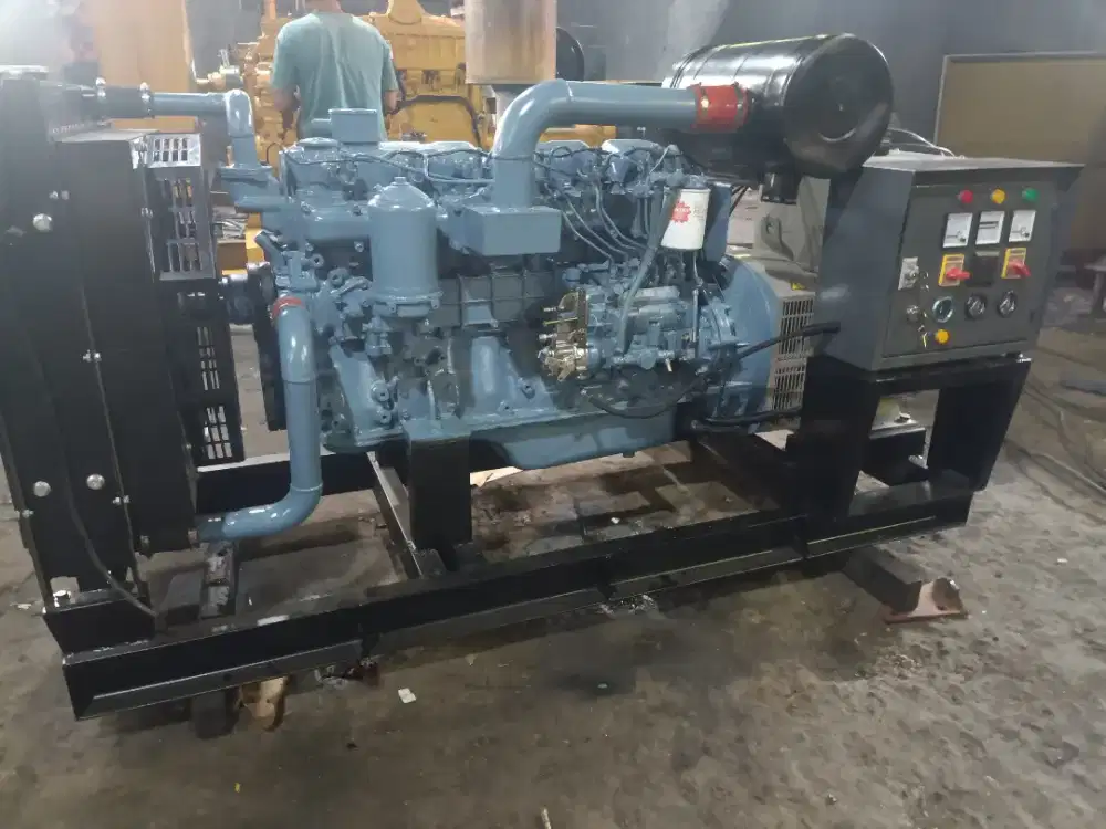 Genset mitsubishi 60 kva rekondisi baru tipe open