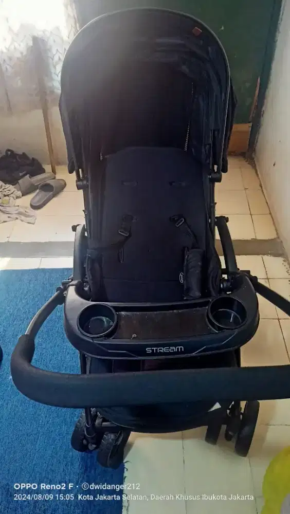 Stroller Pliko 387 black