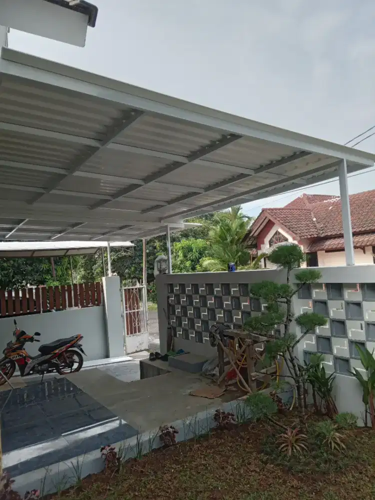 kanopi minimalis alderon single