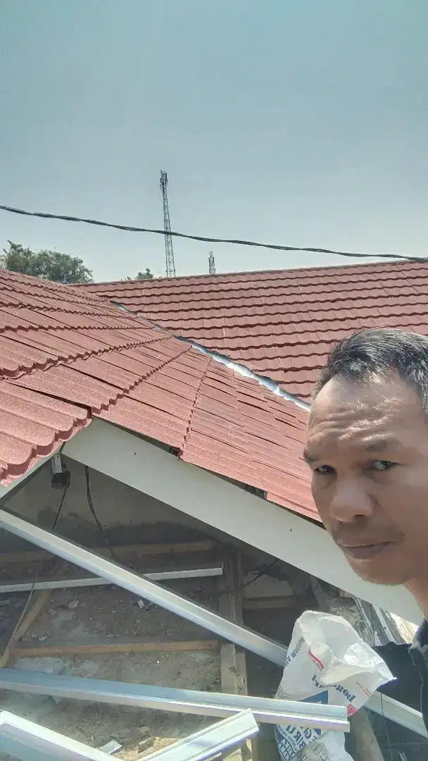 Baja ringan bahan sekalian pemasangan