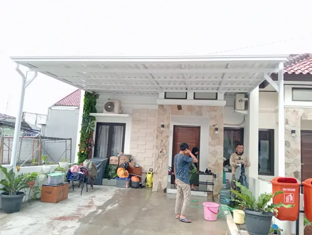 $39 kanopi minimalis profil lengkap talang air atap alderon double