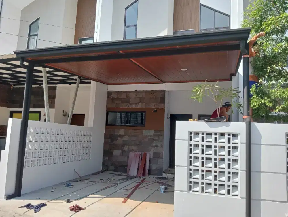 $53 kanopi alderon single + plafon pvc laminated