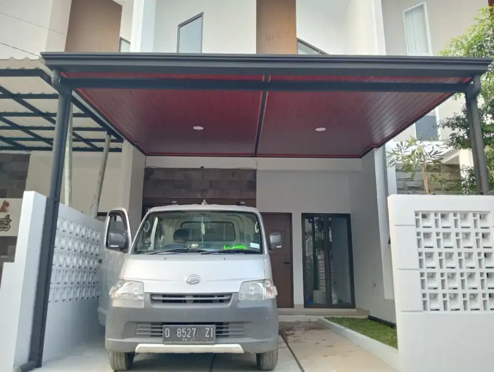 $53 kanopi alderon single + plafon pvc laminated