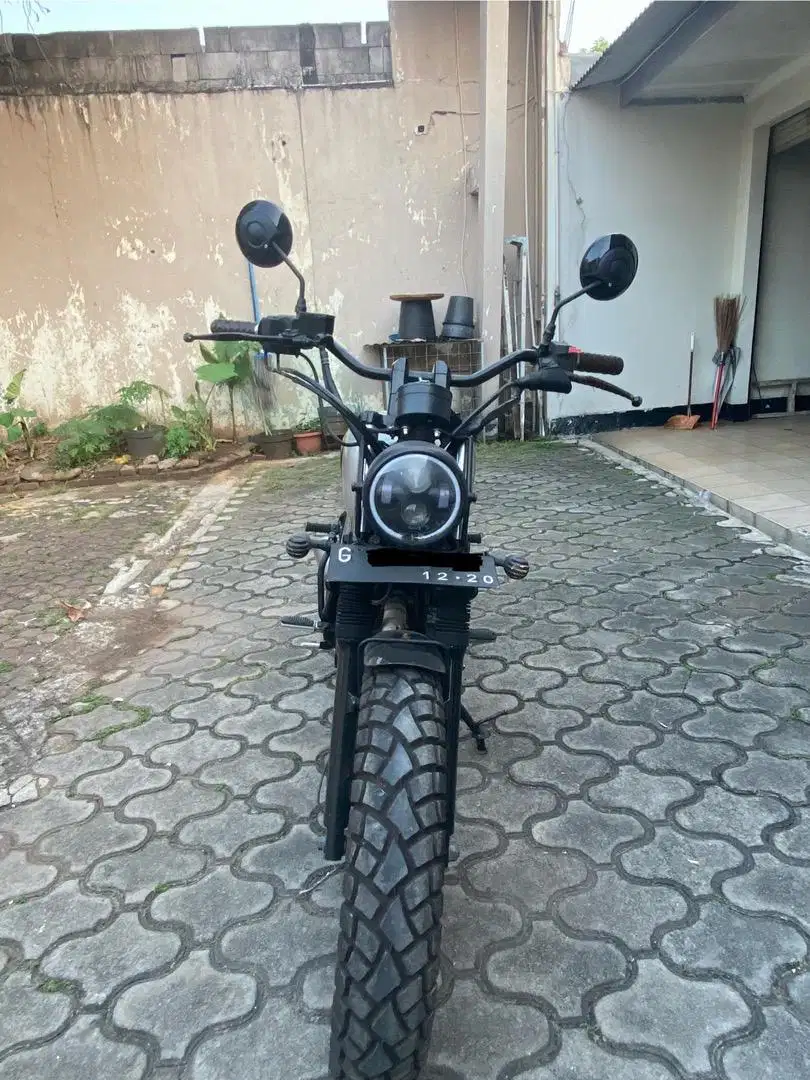 Dijual motor Scorpio Modifikasi Scrambler Good Condition