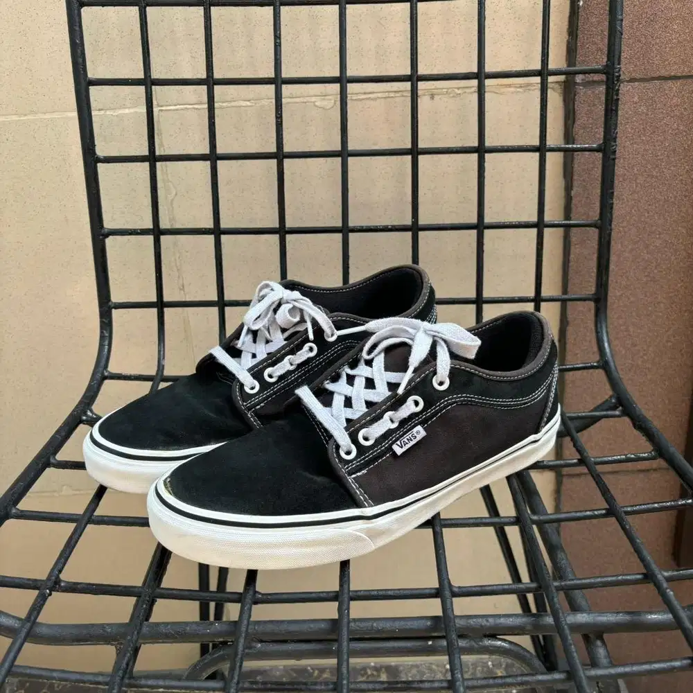 Vans popcush skateboarding Black Hitam 42.5 43 original