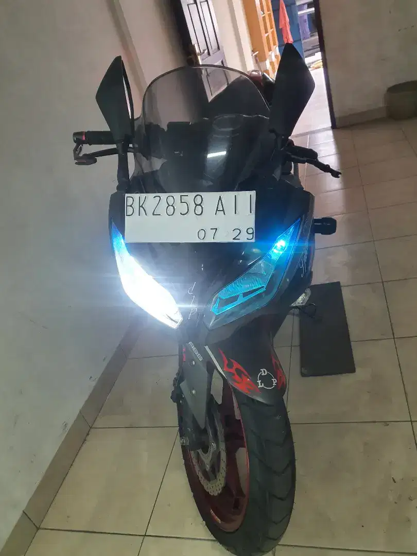 Kawasaki ninja 250 fi SE ABS thn 2016 hitam abu2.