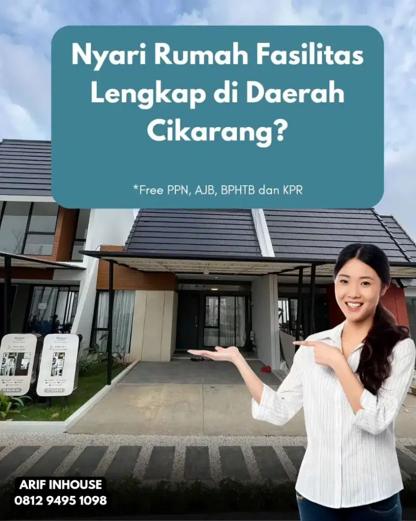 Metland Cikarang - Rumah Murah Siap Huni di Avesa Garden