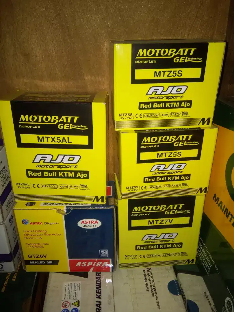 AKI MOTOBATT MOTOR  TUKER TAMBAH