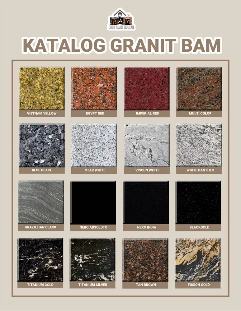 Distributor Termurah Marmer dan Granit Alam Palembang