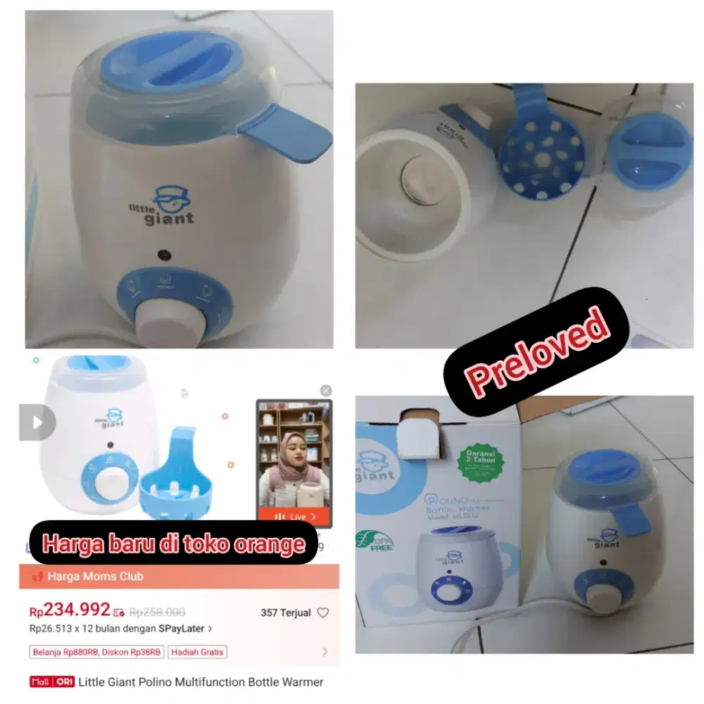 Preloved! Little Giant bottle warmer