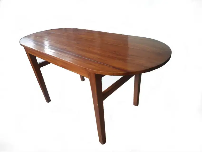 Jual Meja Makan Kayu Oval