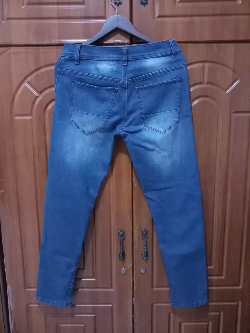 Celana Jeans Panjang Pria Size 32 Warna Biru Premium MEWAH MURAH