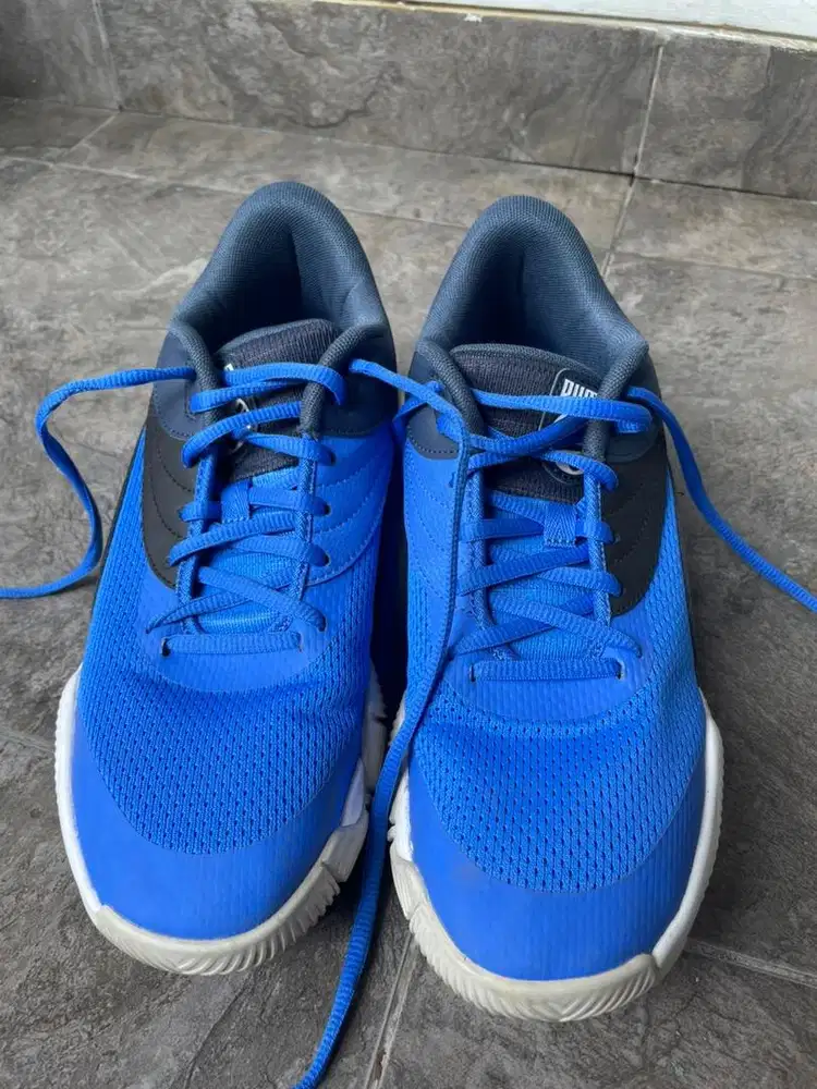 Sepatu basket puma triple basketball bluemazing original
