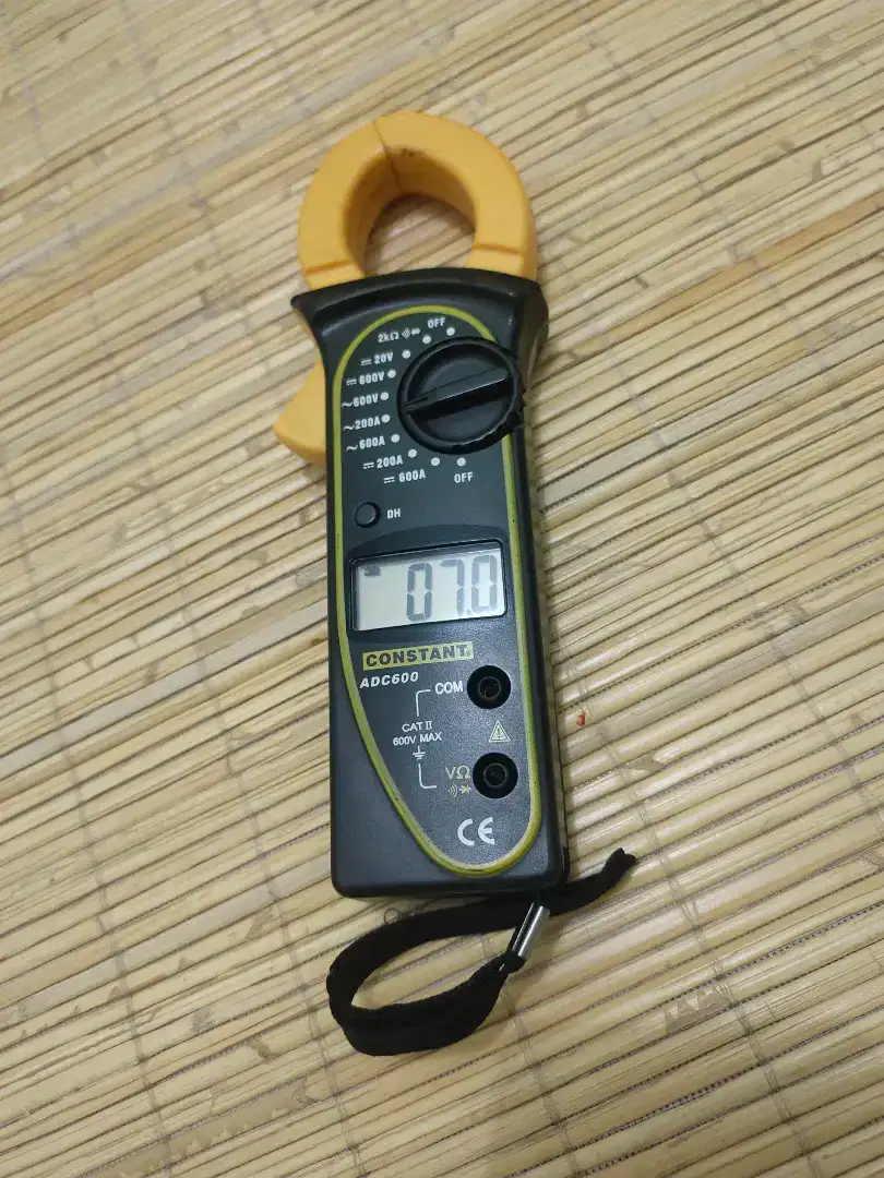 Tang Ampere Digital Clamp Meter Constant Instruments ADC600