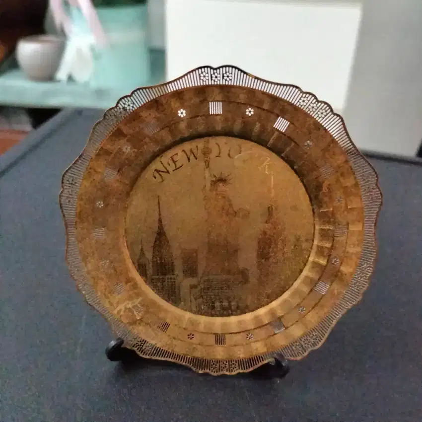 Pajangan piring souvenir New york