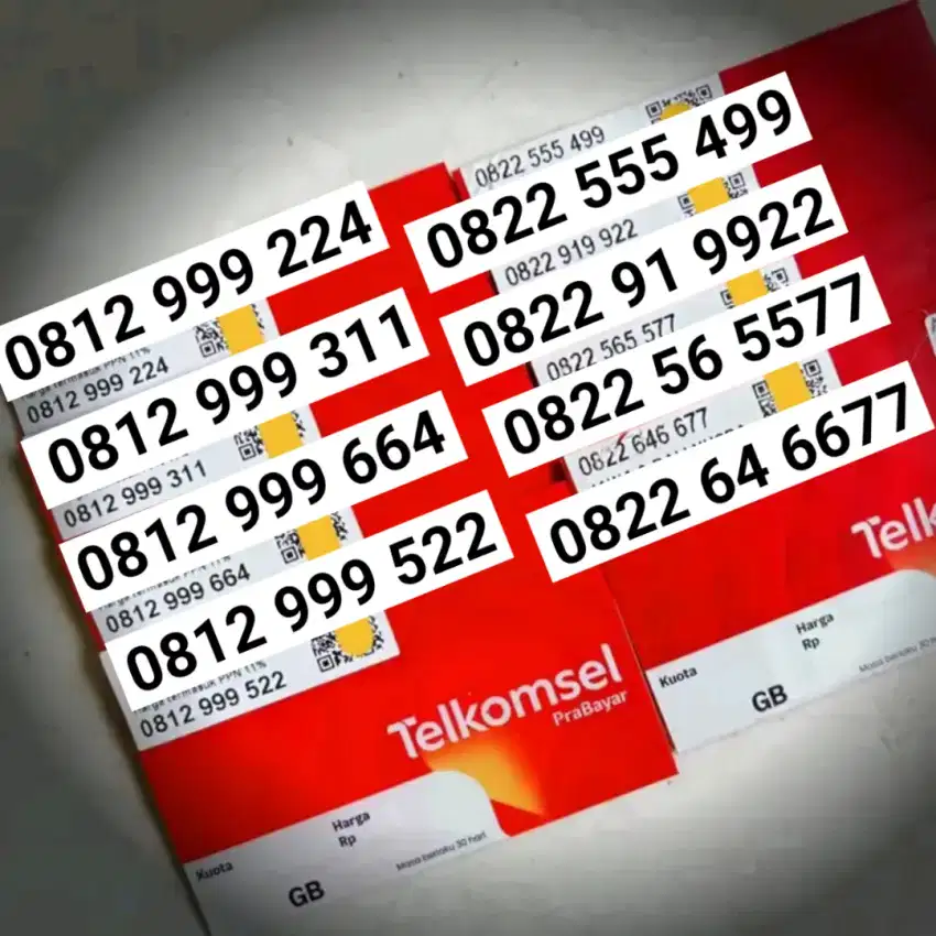 Nomer cantik Telkomsel 10 Digit