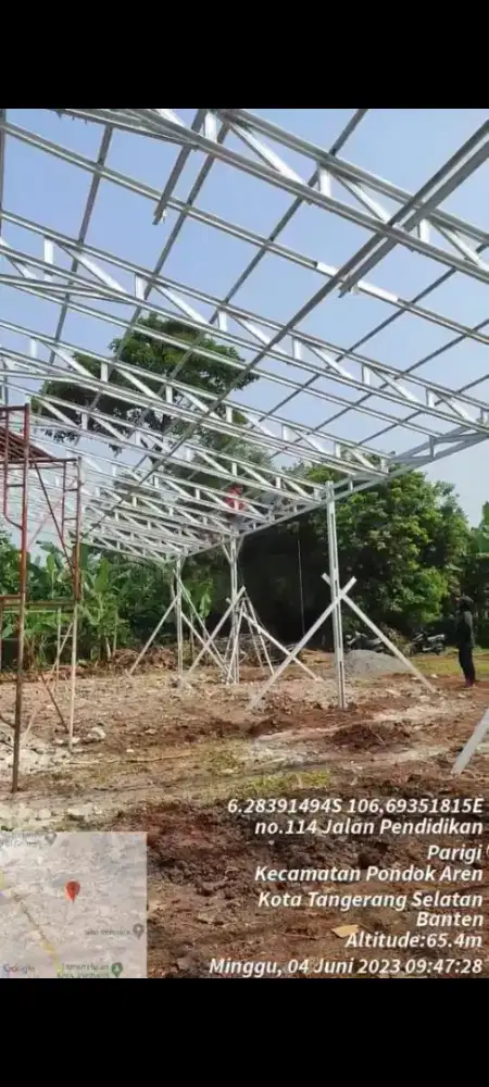Gudang nya rangka baja ringan