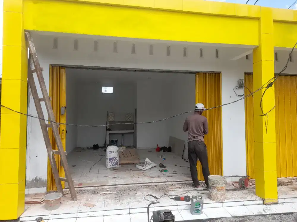 Folding gate rolling door murah