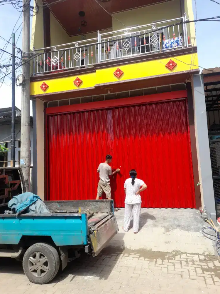 Folding gate rolling door murah