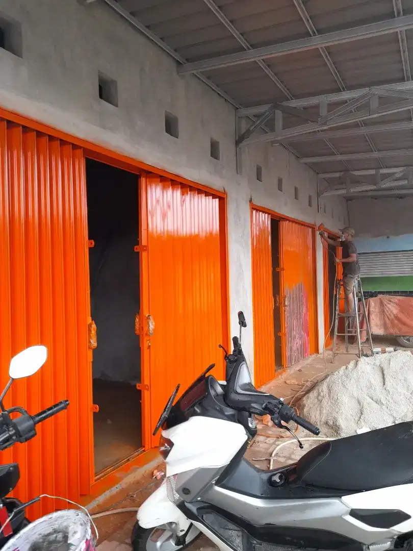 Folding gate rolling door murah berkualitas