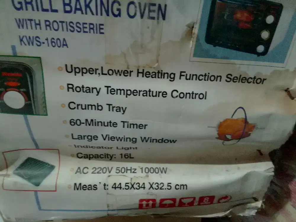 DIJUAL OVEN GRILL PANGGANGAN MASIH ORI