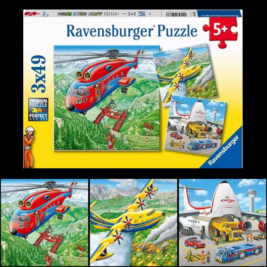 Ravensburger puzzle 3x49 pcs