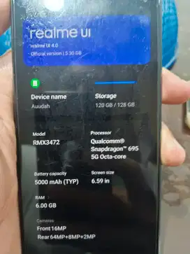 Realme 9 Pro 5G 6/128 (Like New 97%)