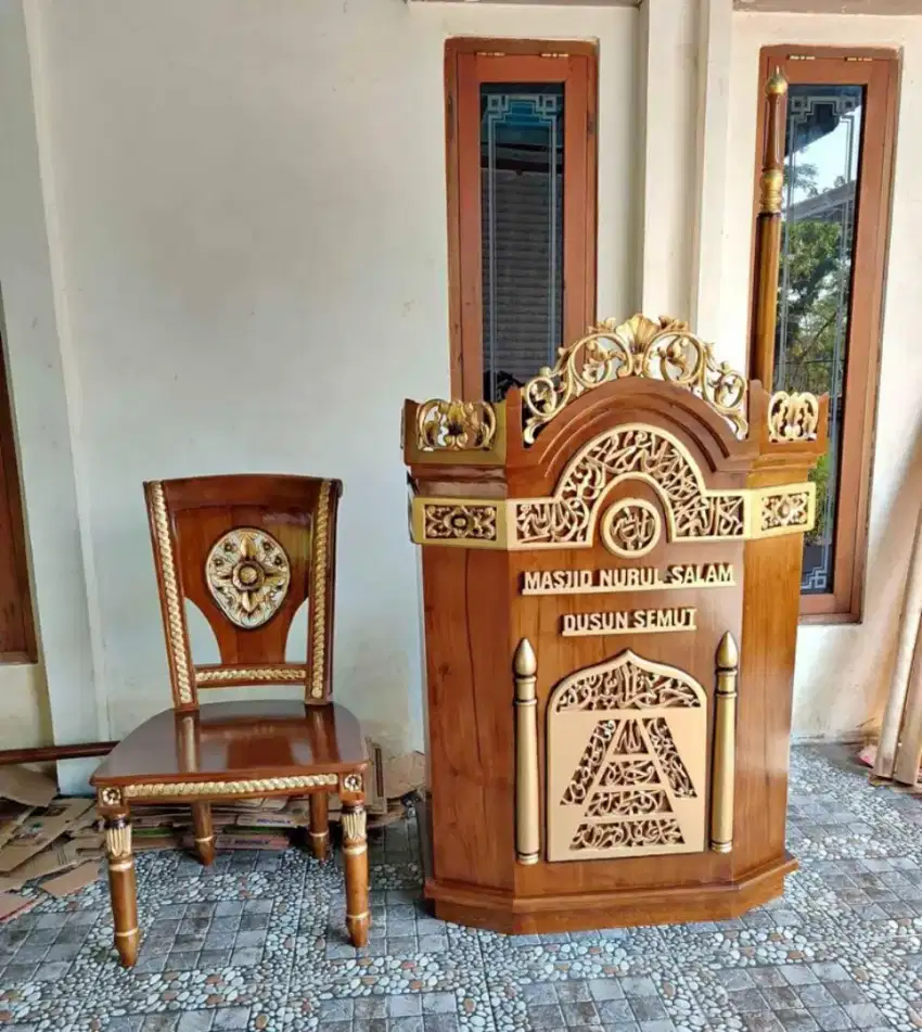 Mimbar masjid mimbar podium