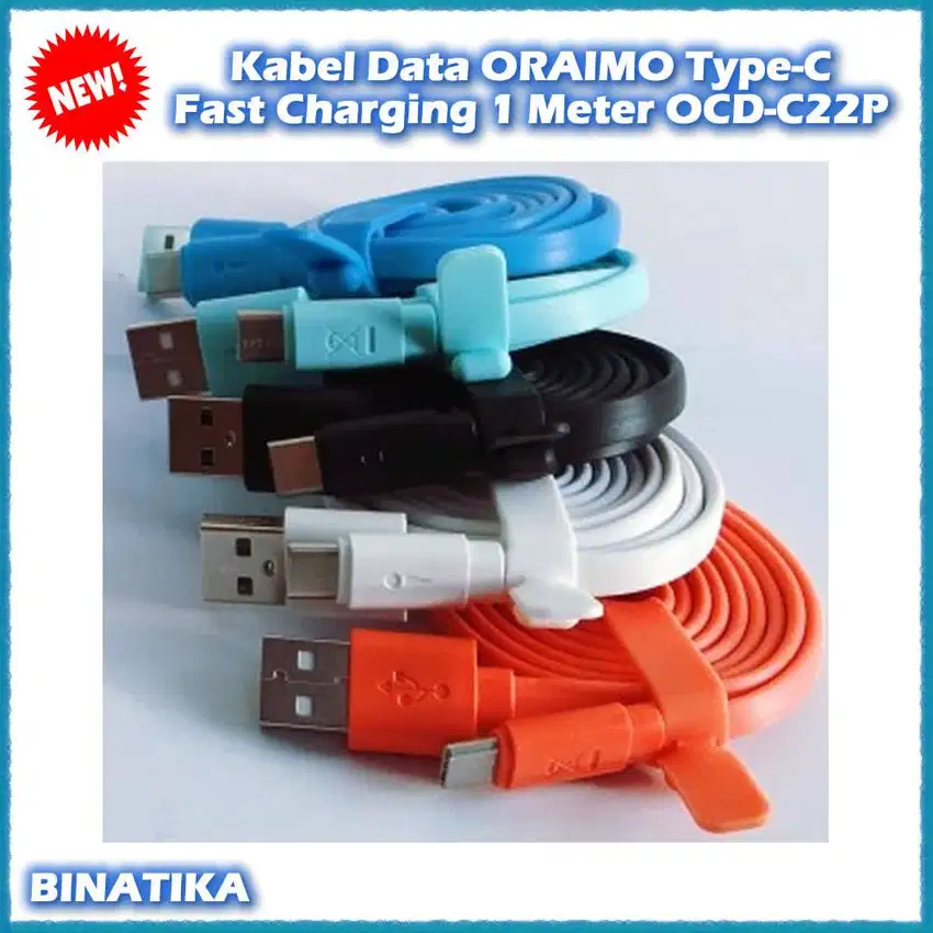 USB Kabel Data ORAIMO Type-C Fast Charging 1 Meter OCD-C22P