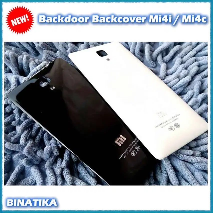 Back Cover Backdoor Xiaomi Mi4/Mi4i/Mi4 Case Bawaan Tutup Belakang