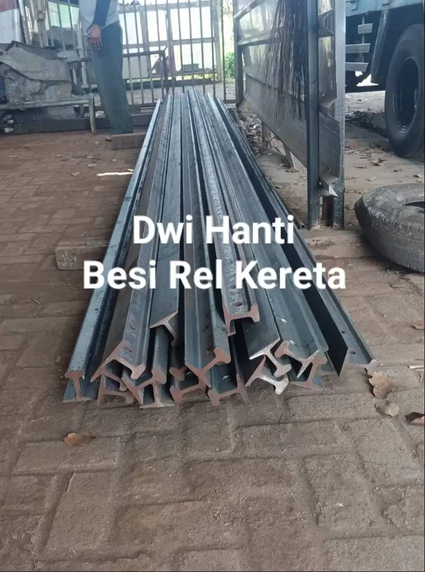 Besi Rel Kereta Lori Sumatra