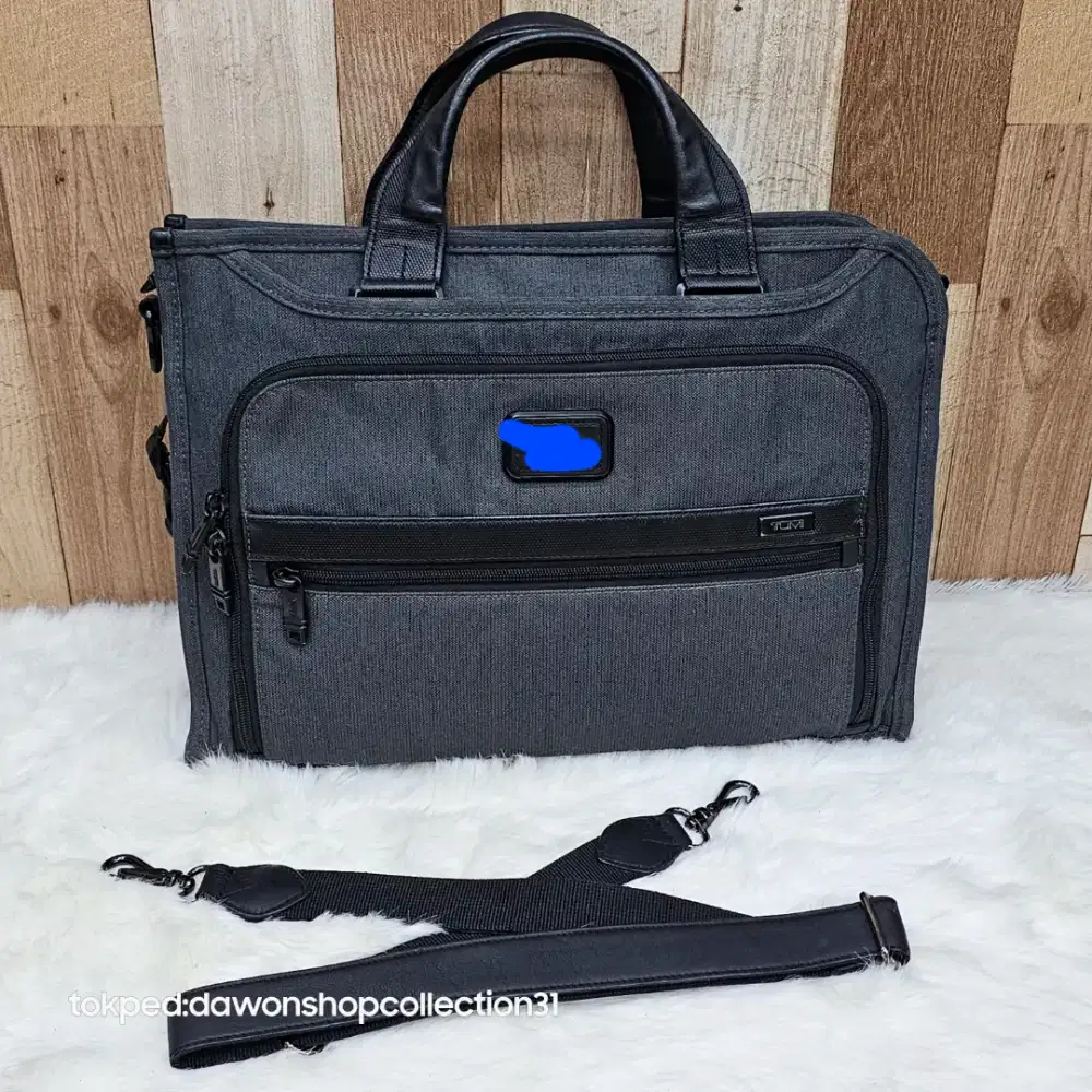Tumi slim deluxe portofolio brief original