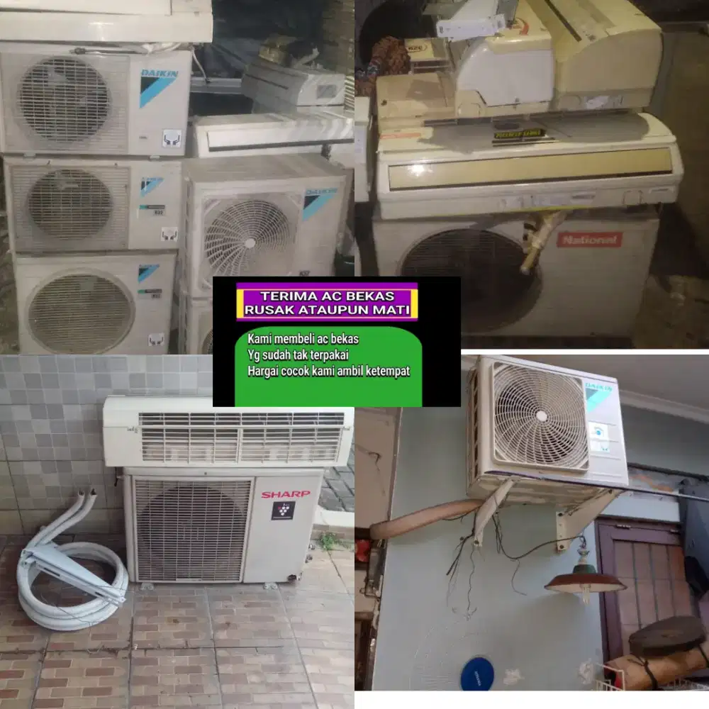 Menerima ac bekas semua kondisi