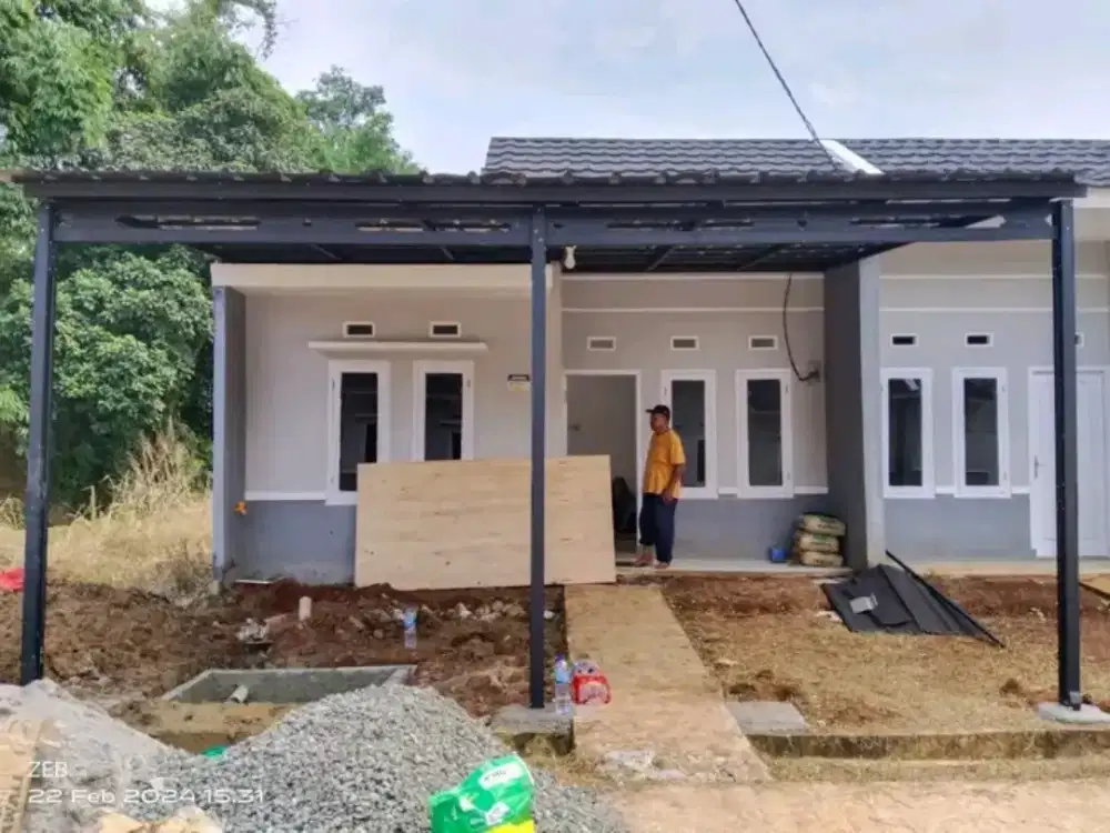 Kanopi baja ringan cat rangka