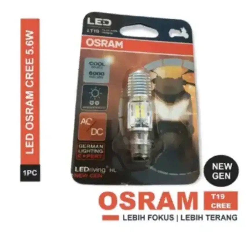 lampu H6 MOTOR OSRAM TERLARISSSS !!