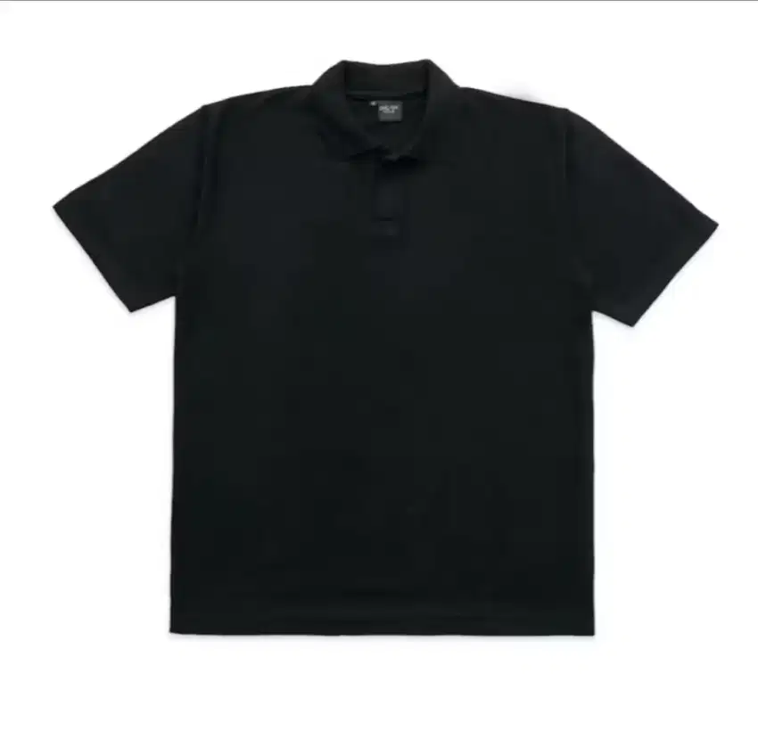 Kaos Polo Oversize Premium Pria Hitam Blank Apparel