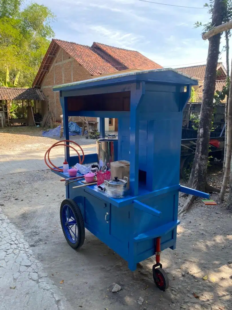 Gerobak mie slorok roda 3 paket lengkap