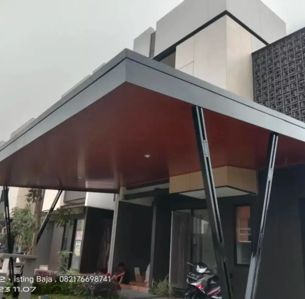 Kanopi baja ringan dan plafon pvc