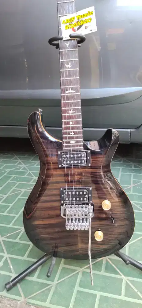 Gitar PRS up down brown motif