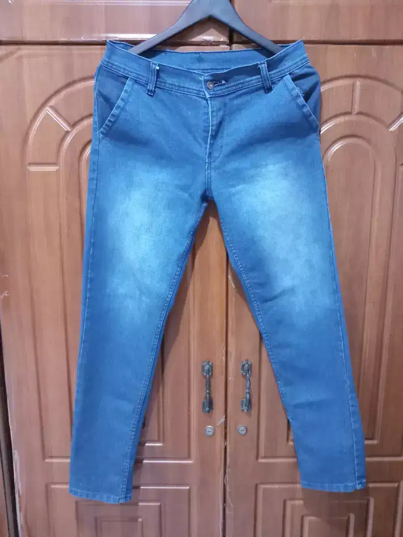 Celana Jeans Panjang Pria Size 32 Warna Biru Premium MEWAH MURAH